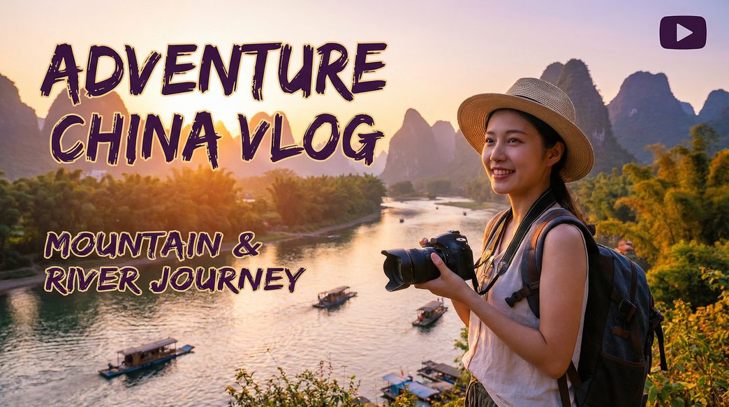 反差眼镜旅行VLOG视频